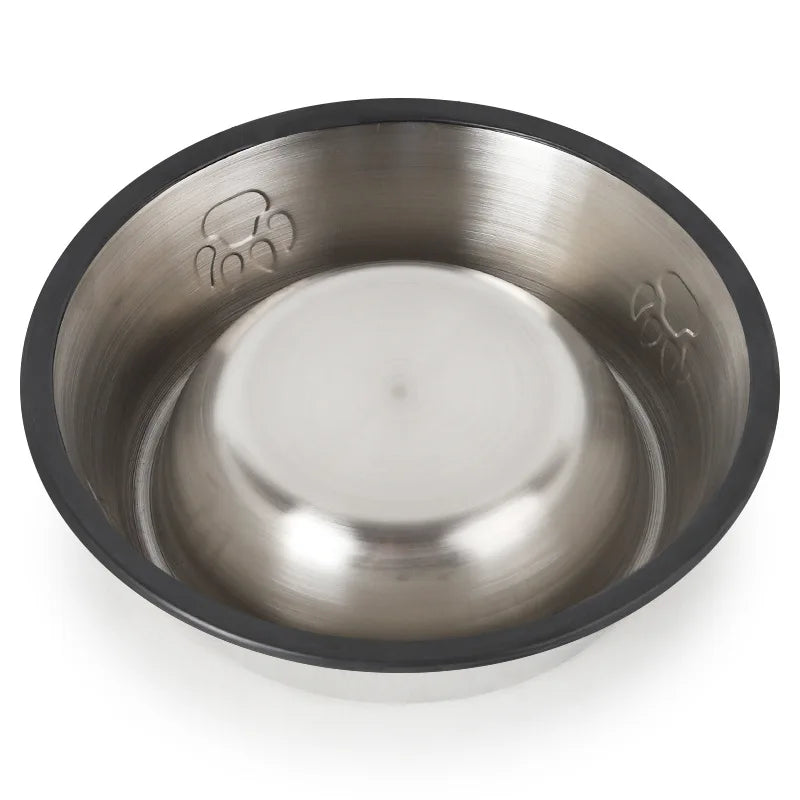 Stainless Steel Anti-Slip Pet Food Bowl