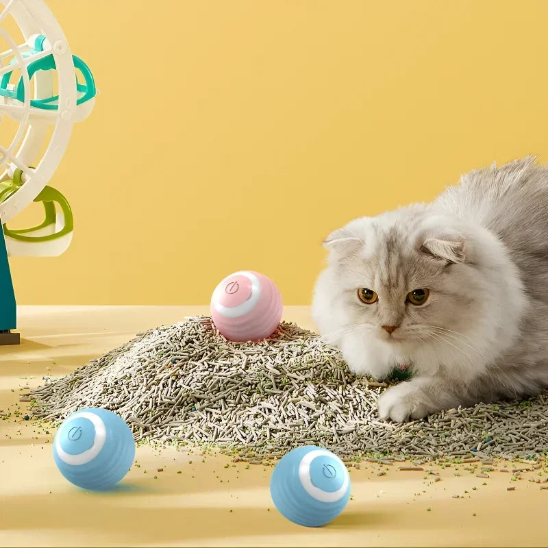 ChaseMe Ball – Smart Rolling Toy for Cats