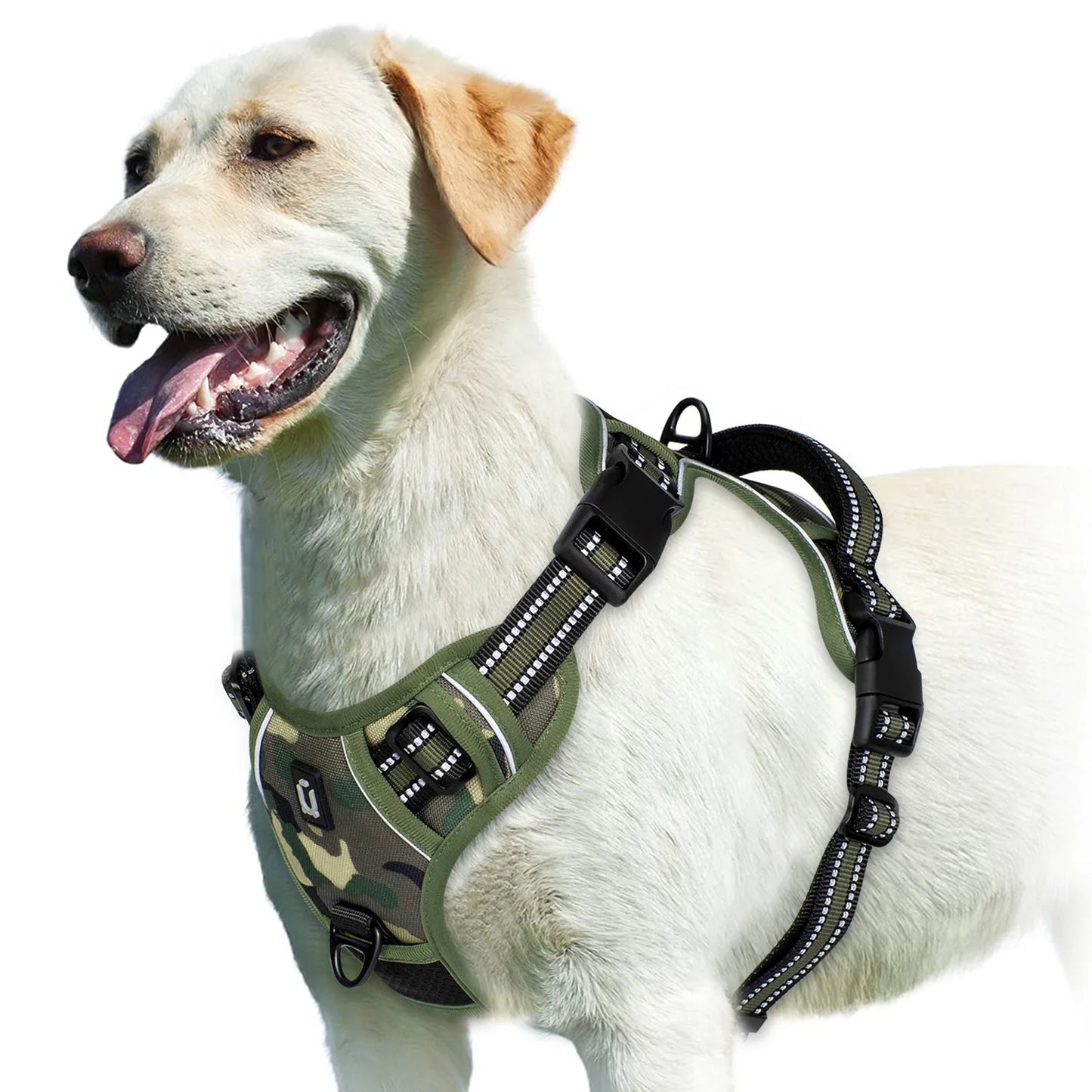 ControlFit – No-Pull Adjustable Dog Harness with Soft Padded Vest