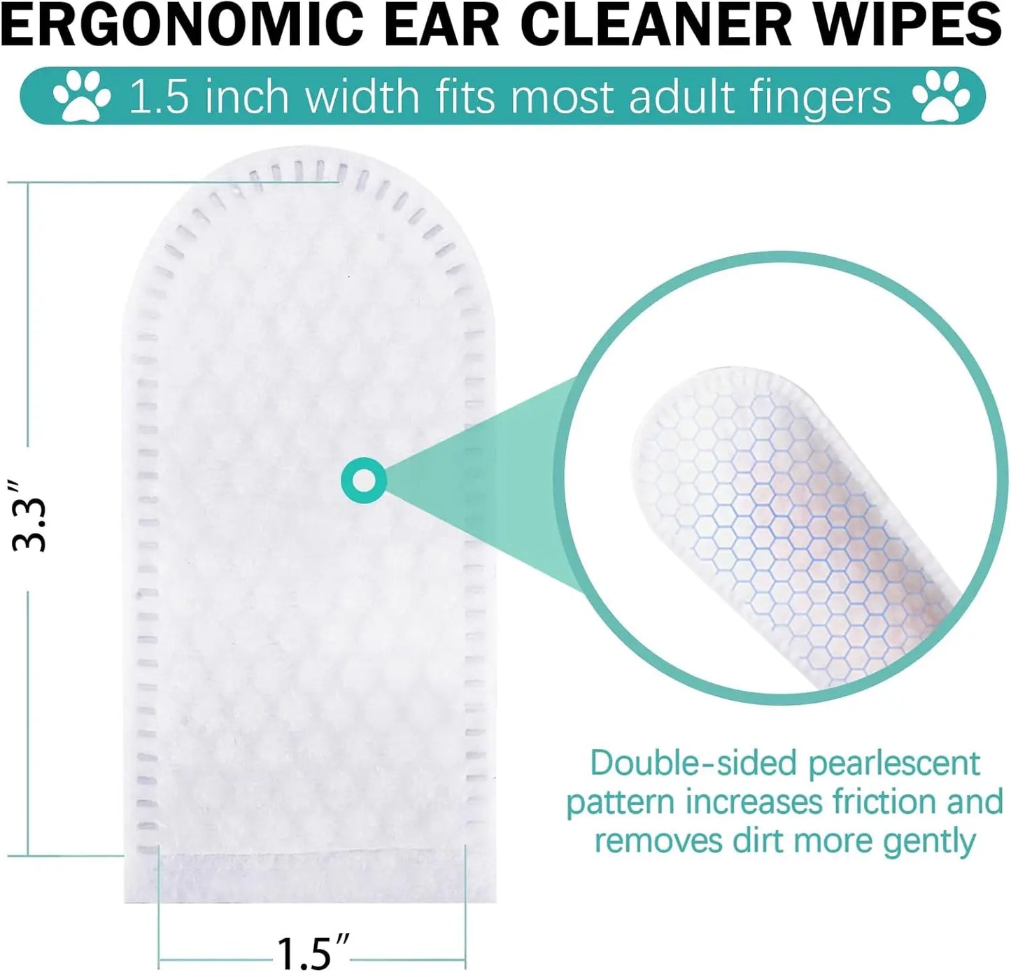 CleanPaws – Pet Ear Wipes for Dogs & Cats