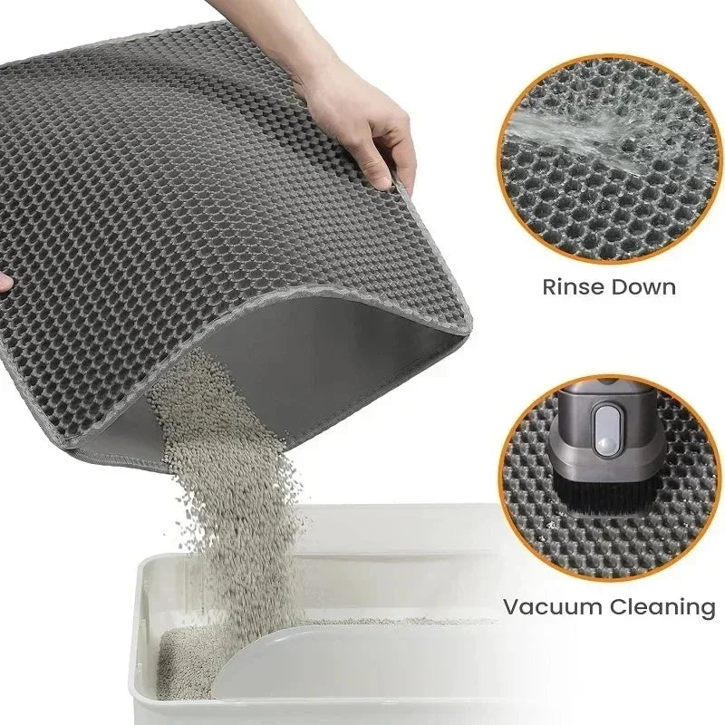 Waterproof Double-Layer Cat Litter Mat
