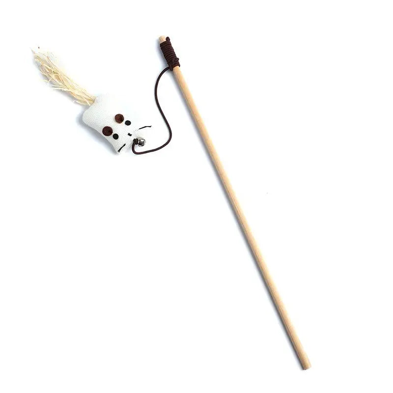 Teaser Feather Wand Toy for Cats