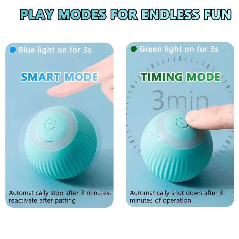ChaseMe Ball – Smart Rolling Toy for Cats