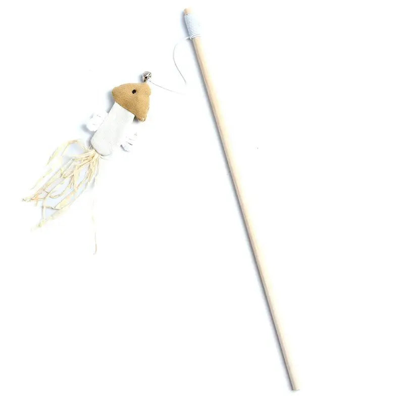 Teaser Feather Wand Toy for Cats