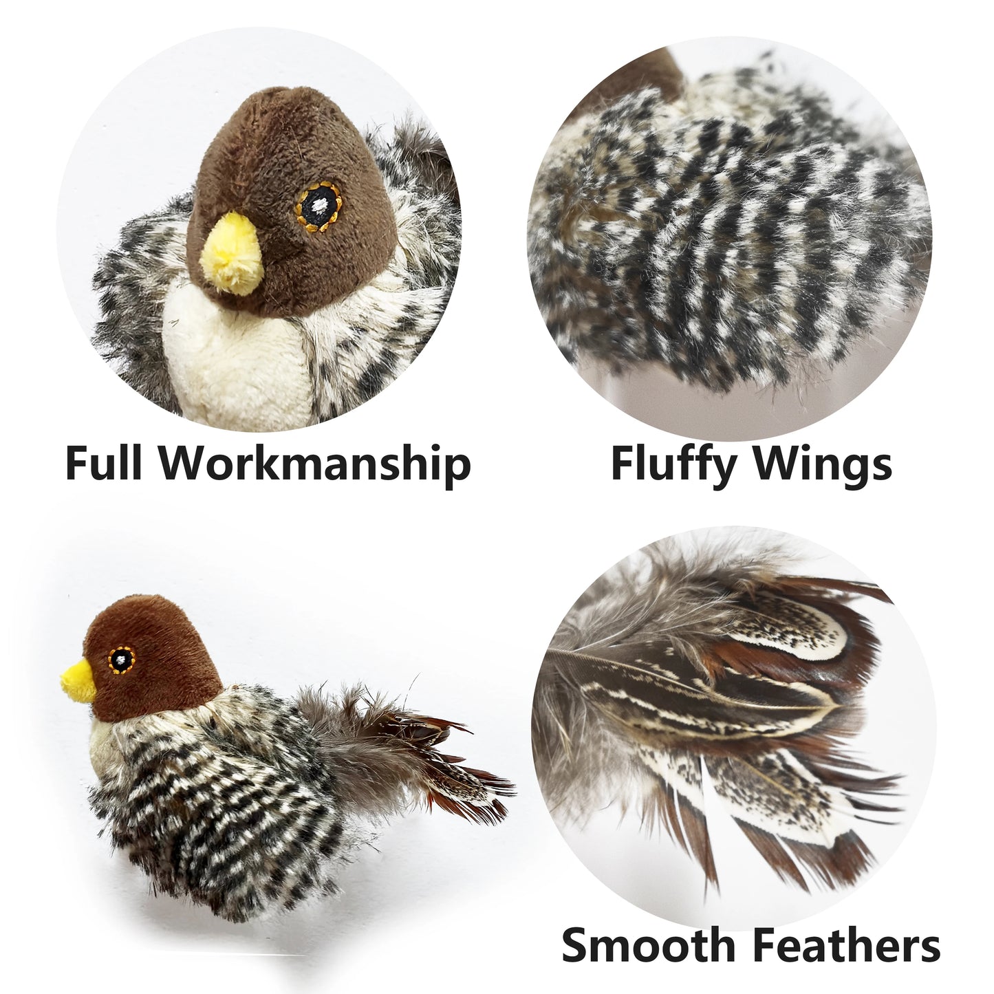 ChirpPounce – Electric Bird Cat Toy with Feather & Sound
