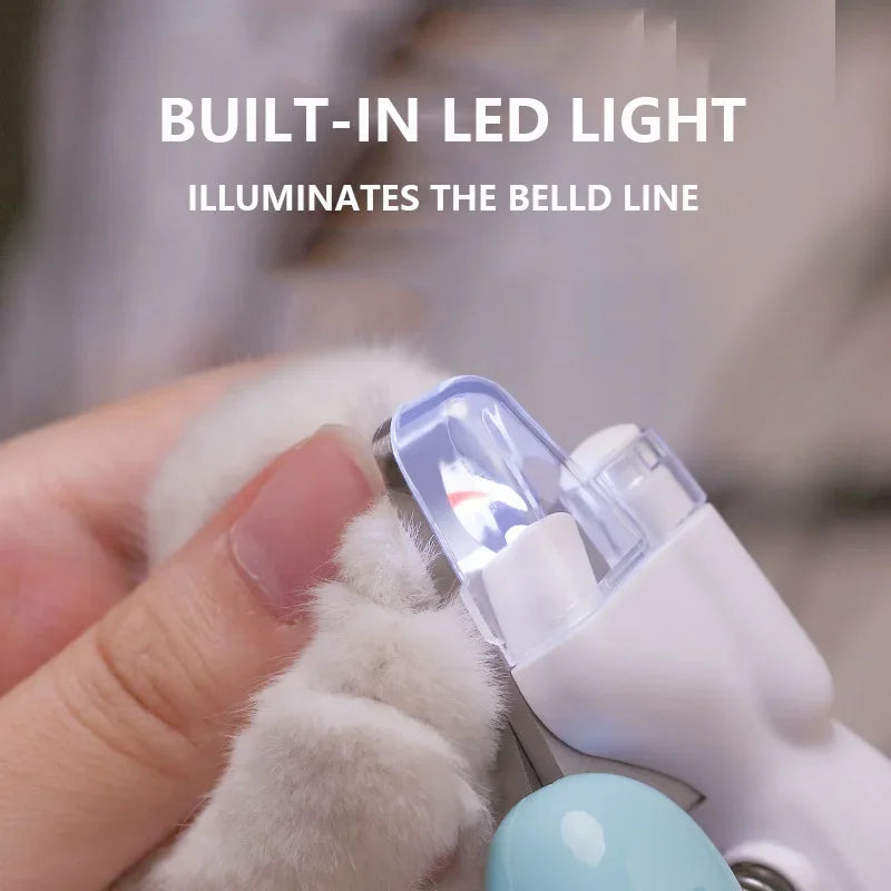LED Pet Nail Clippers & Grooming Trimmer