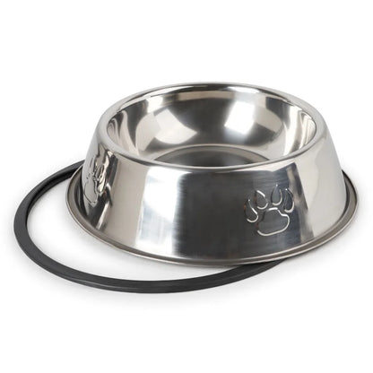 Stainless Steel Anti-Slip Pet Food Bowl