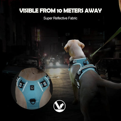 ControlFit – No-Pull Adjustable Dog Harness with Soft Padded Vest