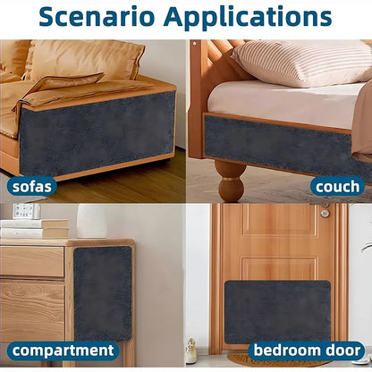 Trimmable Cat Scratch Mat — Self-Adhesive Furniture & Wall Protector
