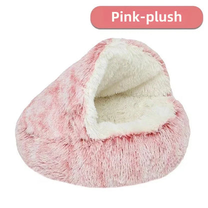 CozyShell Nest – Plush Winter Bed for Cats