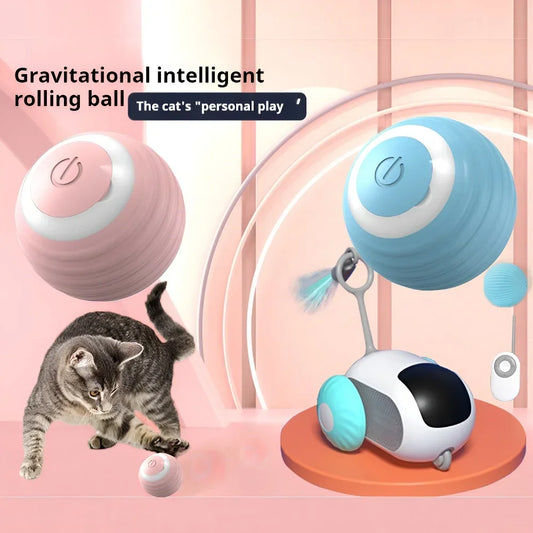 ChaseMe Ball – Smart Rolling Toy for Cats