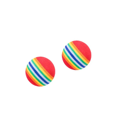 BounceBrights – 10pc Rainbow Cat Toy Balls