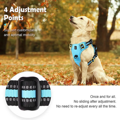 ControlFit – No-Pull Adjustable Dog Harness with Soft Padded Vest