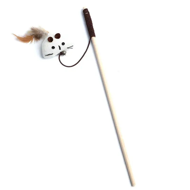 Teaser Feather Wand Toy for Cats