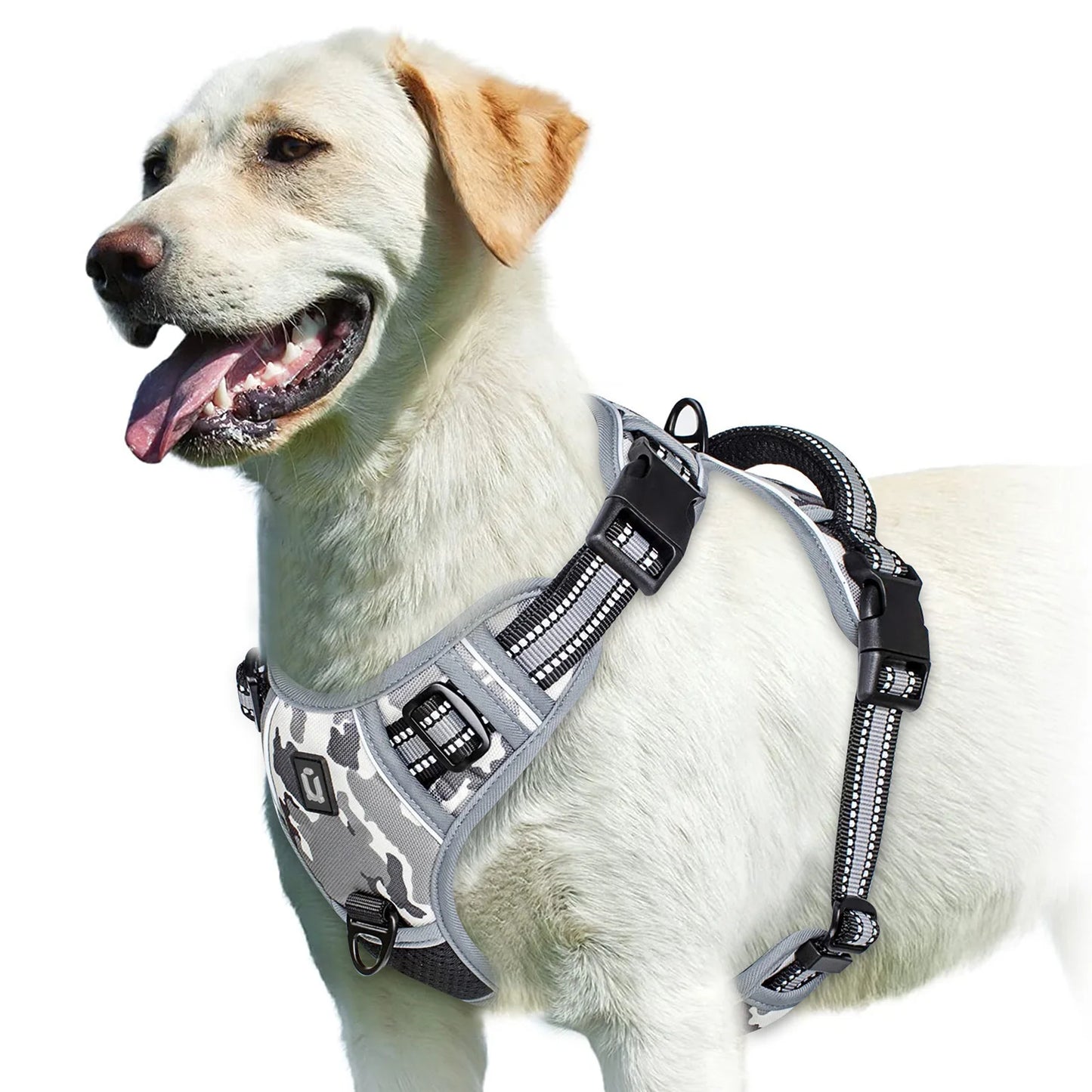 ControlFit – No-Pull Adjustable Dog Harness with Soft Padded Vest