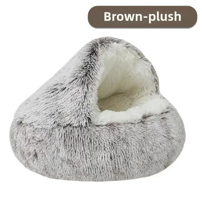 CozyShell Nest – Plush Winter Bed for Cats