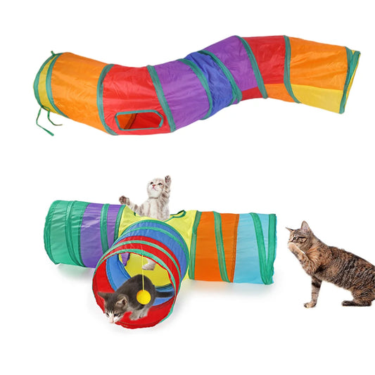 SwiftPaws Tunnel - Speed. Hiding. Pure purr-powered fun.
